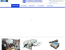 Tablet Screenshot of marinacorporindo.com